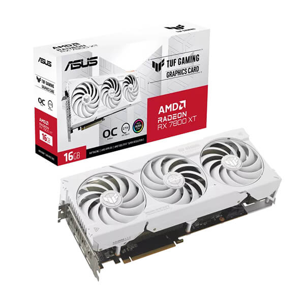 Asus TUF Gaming  RX 7800 XT White OC Edition 16GB Graphics Card